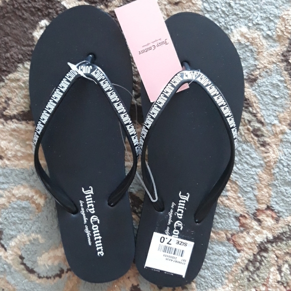 4x*Host Pick*Juicy Couture flip flop sandals - Picture 2 of 14